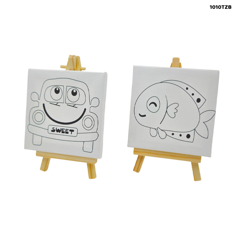 MINI CANVAS AND EASEL PRINTED 1010TZB