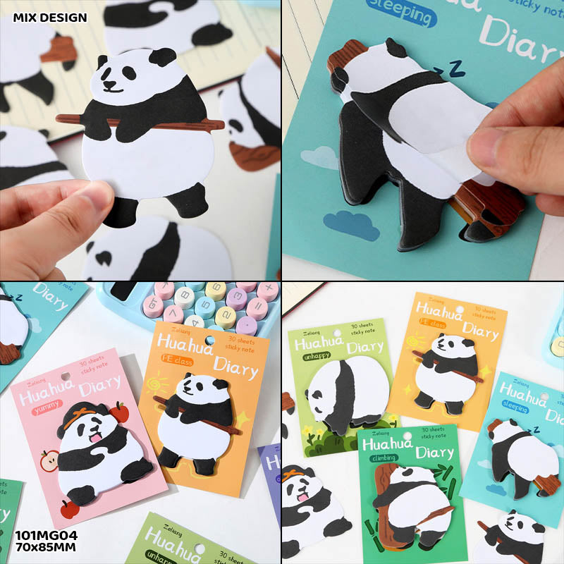 101MG04 CUTE PANDA STICKY NOTE 70x85MM