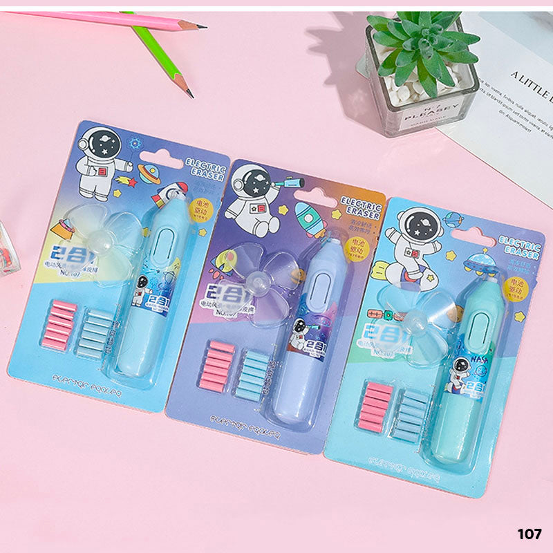 107 ELECTRIC ERASER WITH FAN