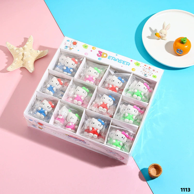 1113 HELLO KITTY ERASER 48PCS
