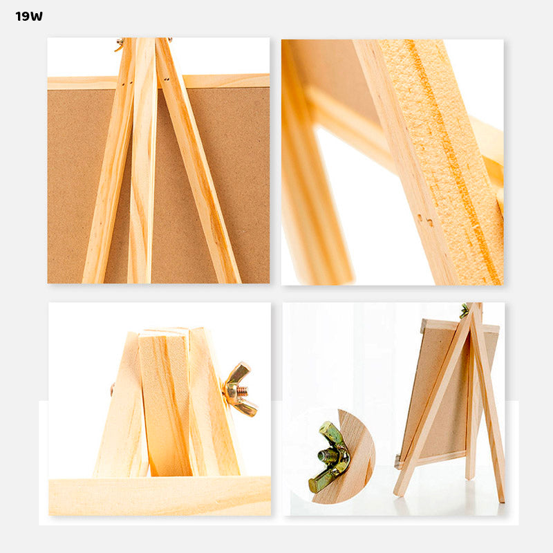 19" WHITE BOARD WITH EASEL 25X46CM (19W)
