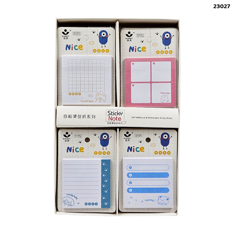 23027 STICKY NOTE 75x75MM (36PKT)