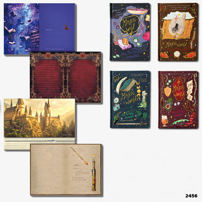 2456 SS MAGIC WORLD NOTEBOOK A5