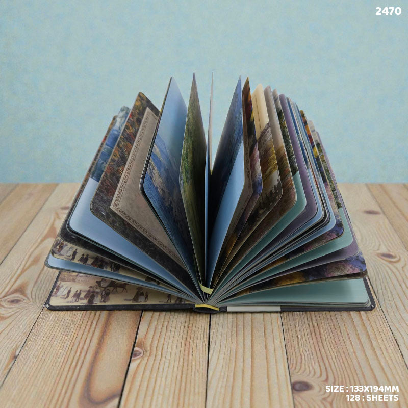 2470 SS MONETS GARDEN NOTEBOOK A5