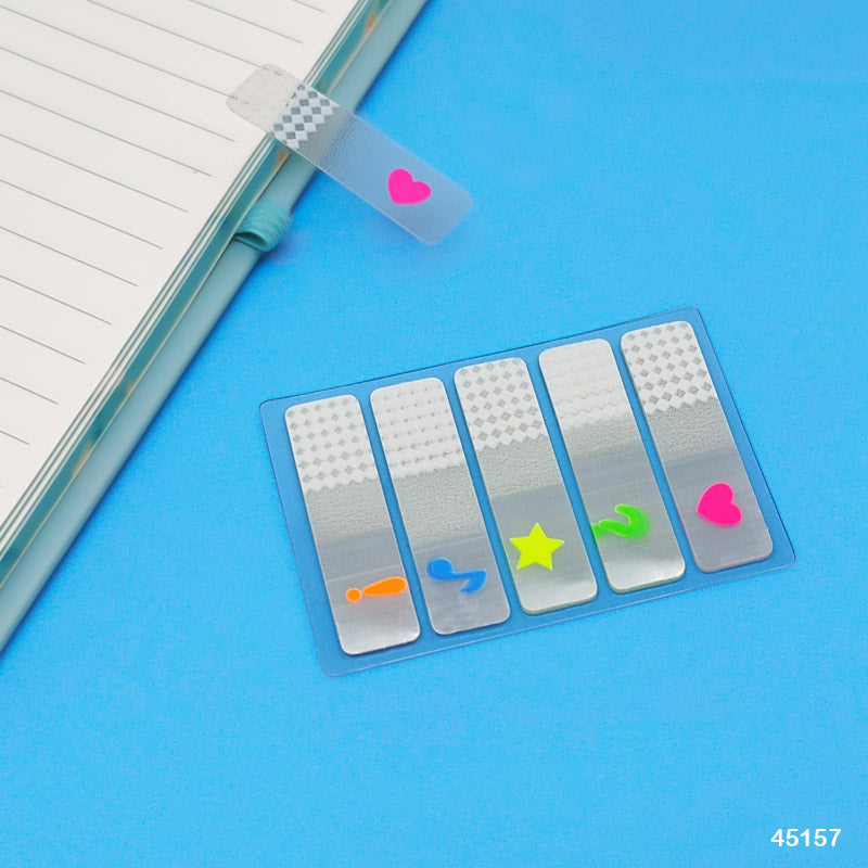 45157 STICKY NOTES 12X45MM 5 TP MARK