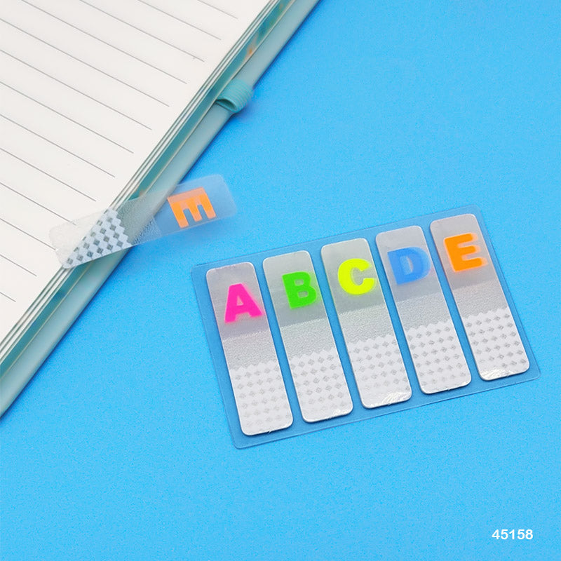 45158 STICKY NOTES 12X45MM 5 TP LETTER