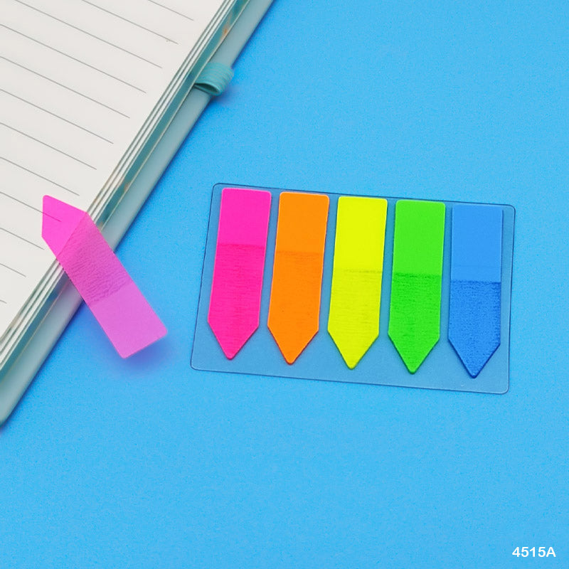 4515A STICKY NOTES 12X45MM ARROW 5 NEON COLOR