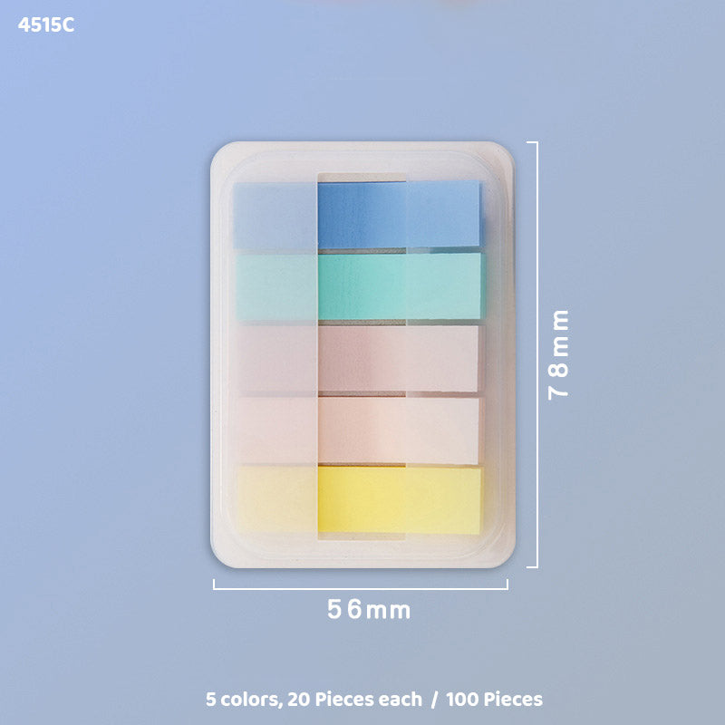 4515C STICKY NOTES 12X45MM 5 COLOR PASTEL