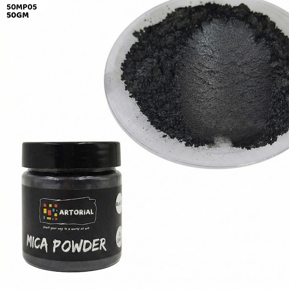 50MP05 MICA PEARL POWDER 50GM BLACK