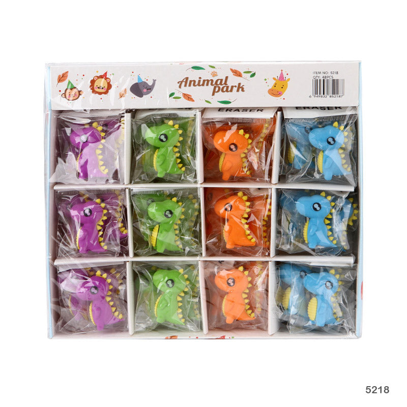 5218 DIANOSOUR ERASER 48PCS