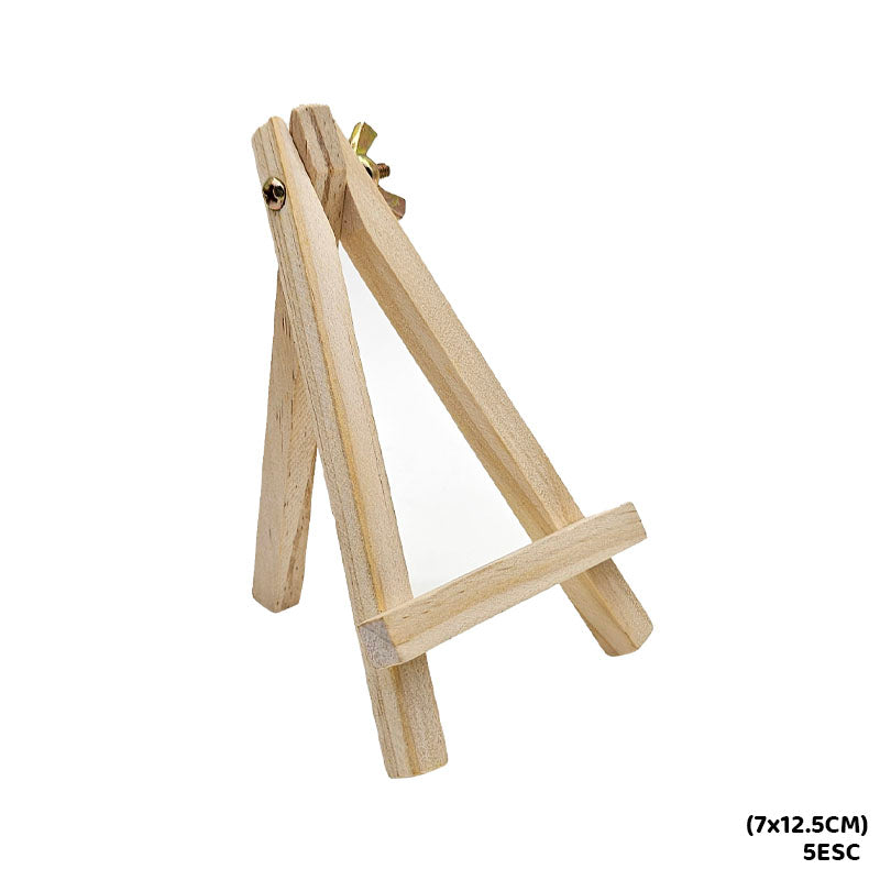 WOODEN EASEL 5" WITH SCREW (5ESC) (7x12.5CM) CH