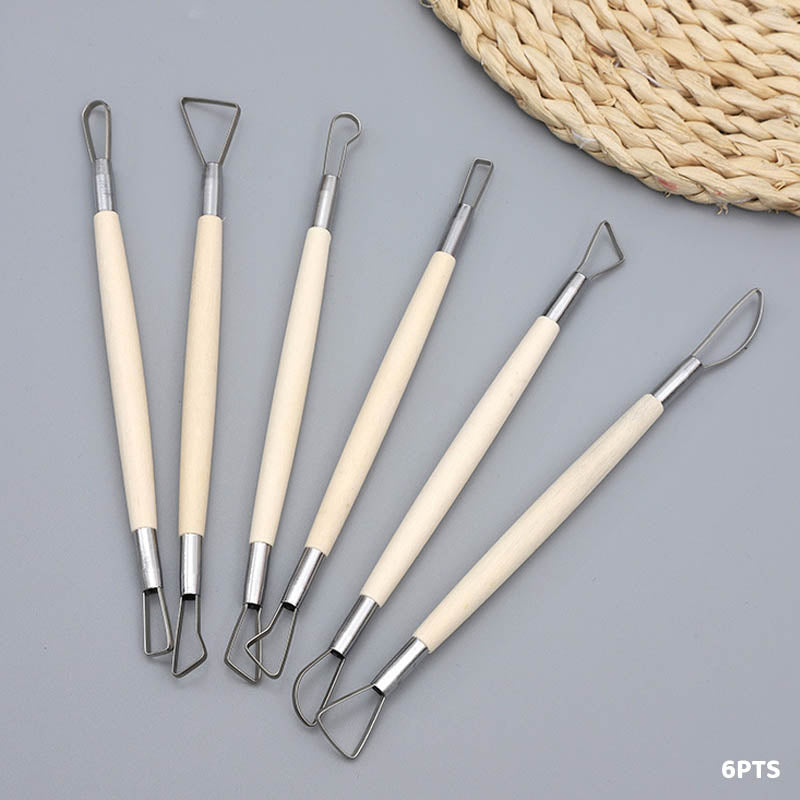 6PC POTTERY TOOL SET (6PTS)