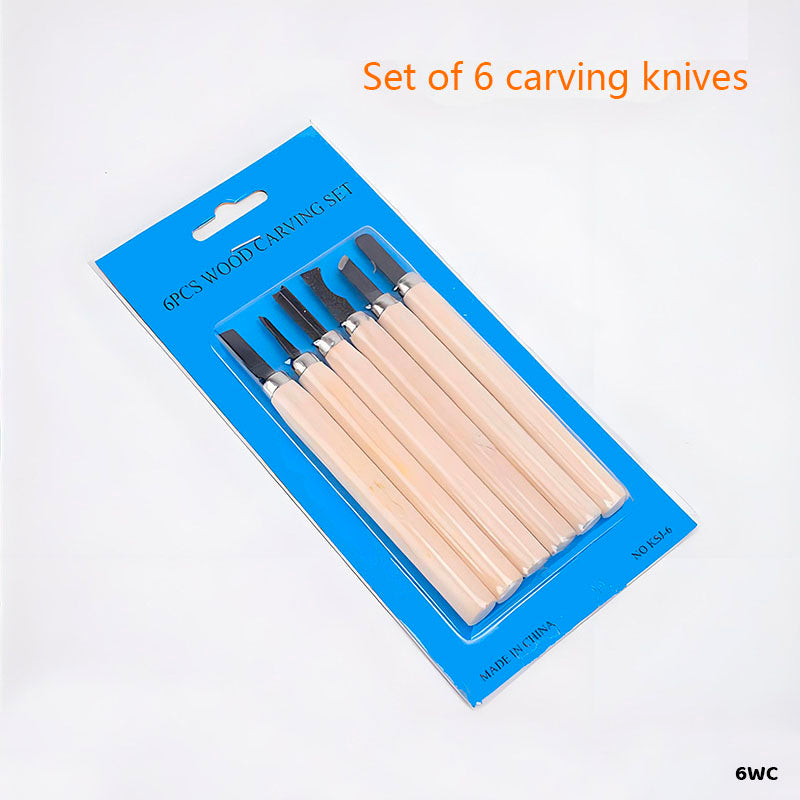 6PC WOOD CARVING TOOL (6WC)