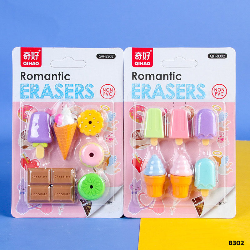 8302 ICE CREAM CANDY ERASER 1pc