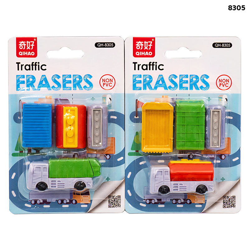 8305 TRAFFIC VEHICLE ERASER 1PC