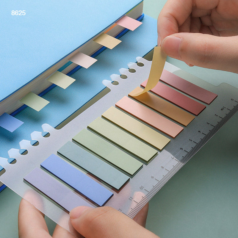 8625 STICKY NOTES 10 COLOR 11X44MM MORANDI