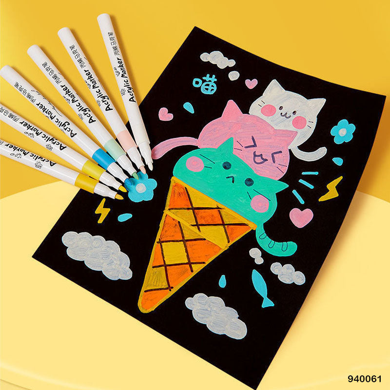 940061 ACRYLIC MARKER PEN 24 COLOR