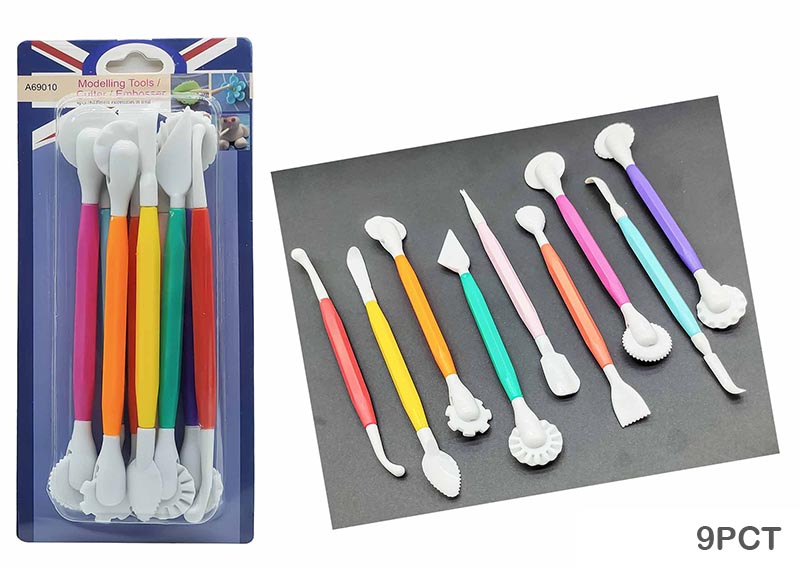 9PC PLASTIC CLAY TOOL (9PCT)