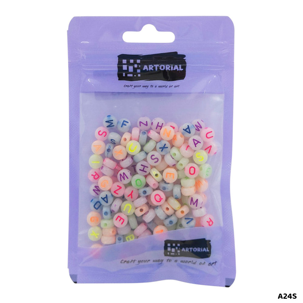 BRACELET BEADS PLASTIC 20GM (A24S)