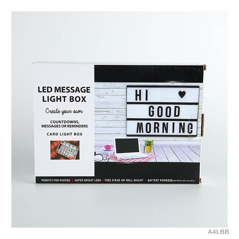 A4 LED BOX BLACK (A4LBB)