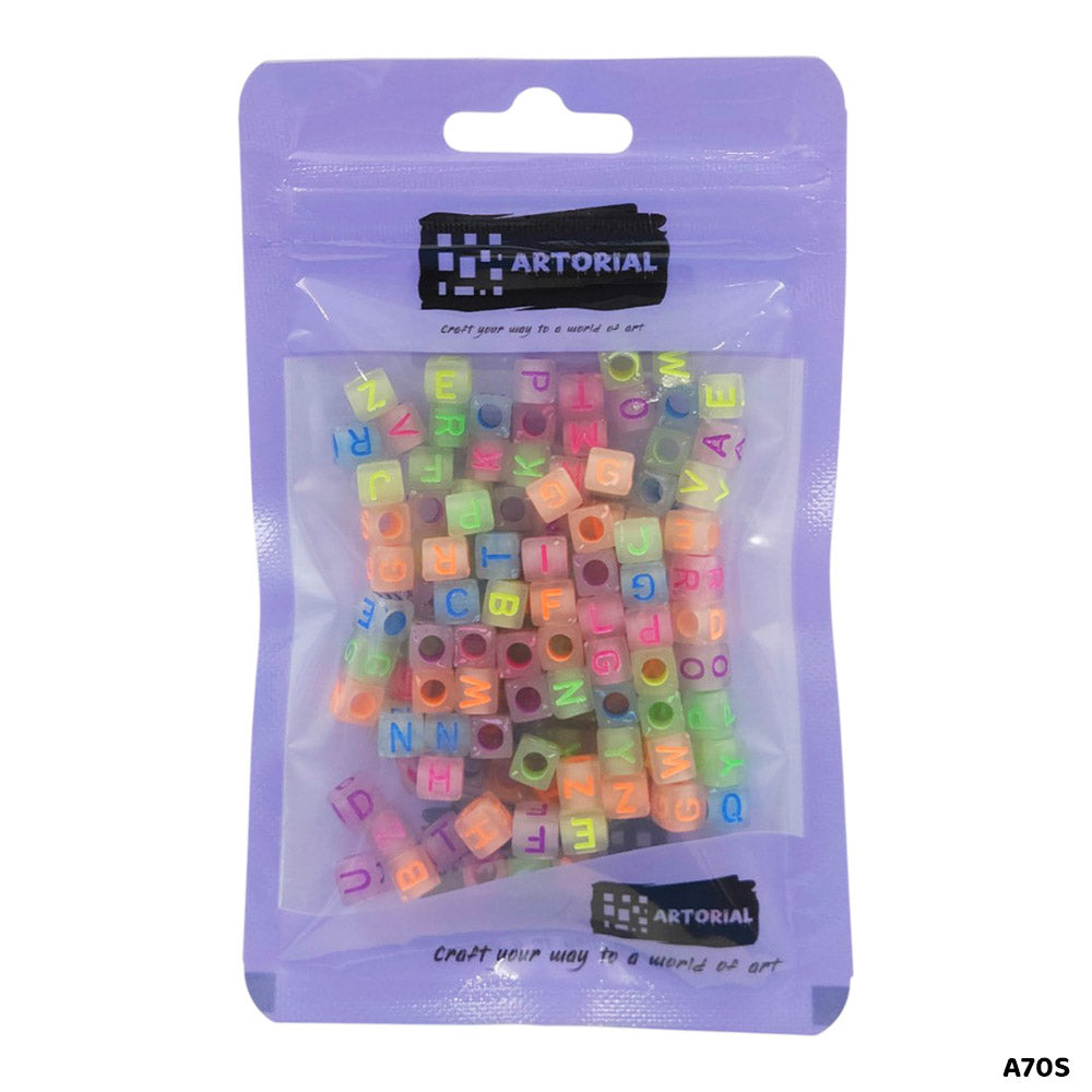 BRACELET BEADS PLASTIC 20GM (A70S)