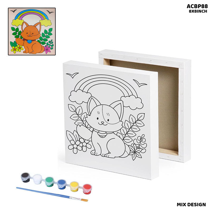 CANVAS BOARD PRINTED 8X8 INCH (ACBP88)