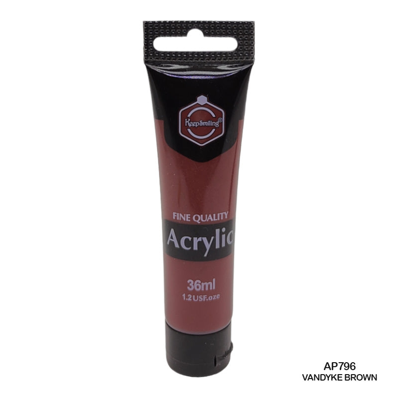 AP796 36ML VANDYKE BROWN ACRYLIC PAINT