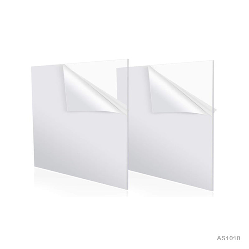 AS1010 10X10 ACRYLIC SHEET SQUARE 2MM 1PC