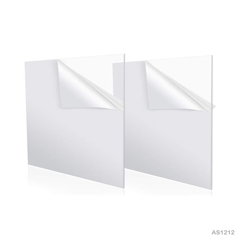 AS1212 12X12 ACRYLIC SHEET SQUARE 2MM 1PC