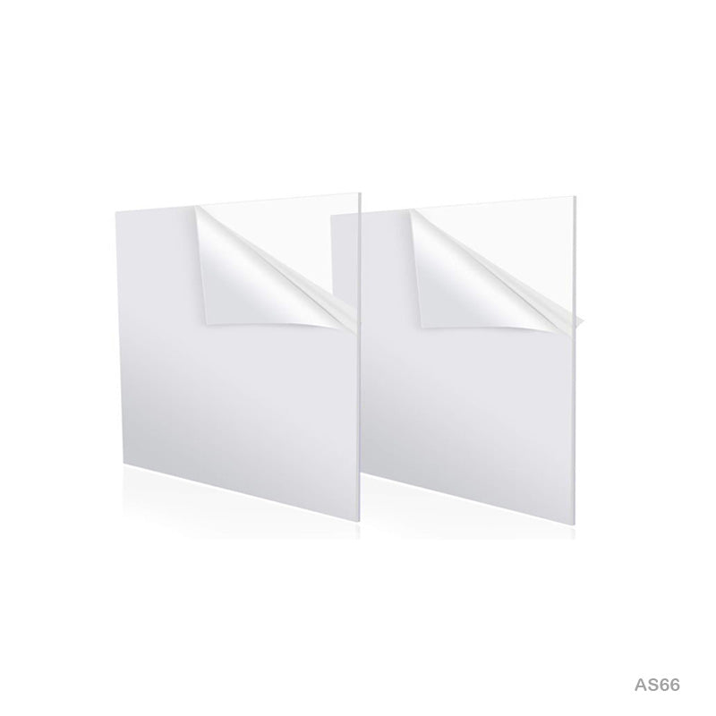 AS66 6x6 ACRYLIC SHEET SQUARE 2MM 1PC
