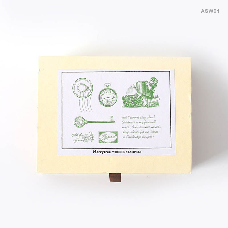 ASW01 WOODEN DECORATIVE STAMP