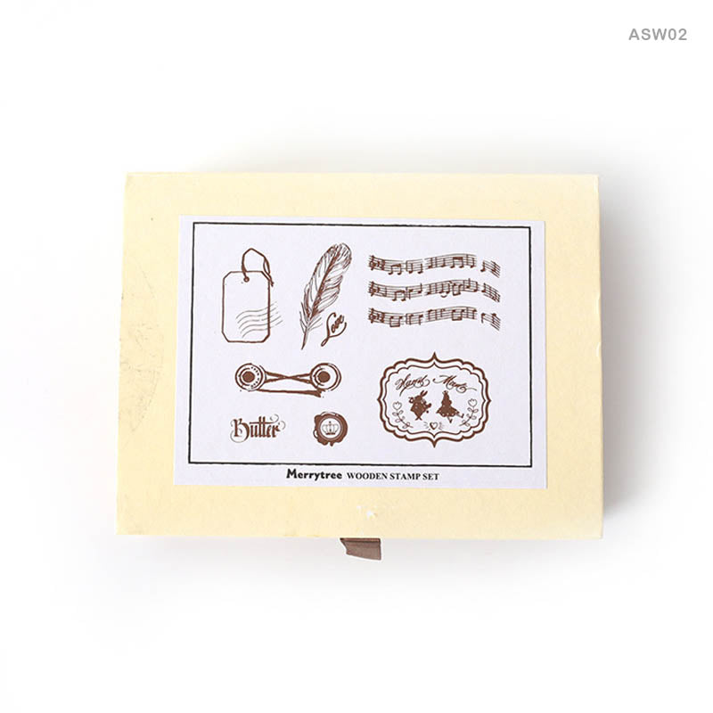 ASW02 WOODEN DECORATIVE STAMP