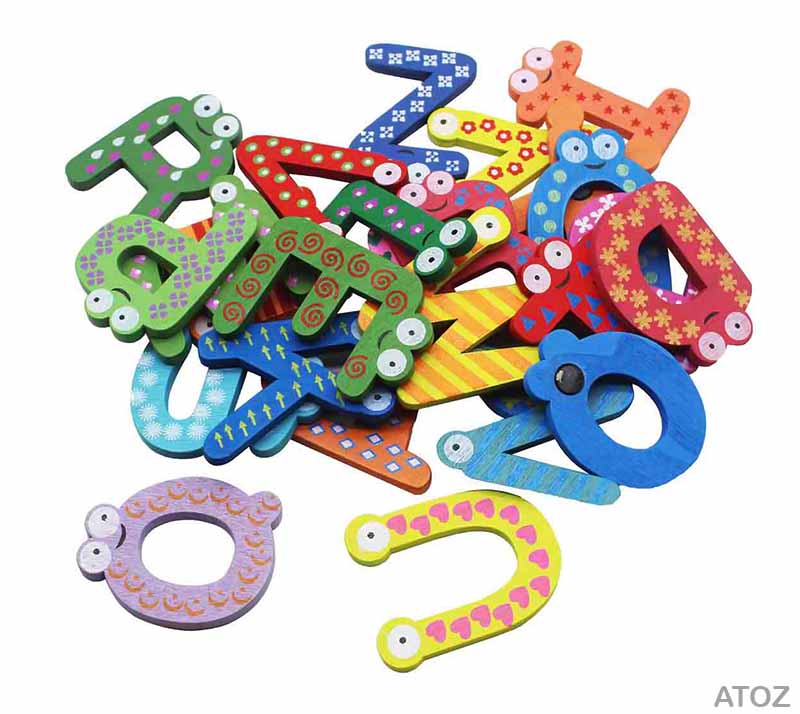 WOODEN MAGNET A TO Z (ATOZ)