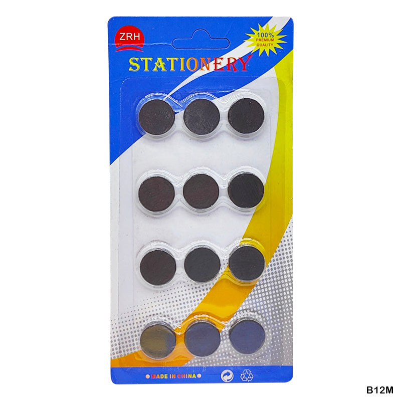 BLACK MAGNET 12PC CARD MIDIUM (B12M)