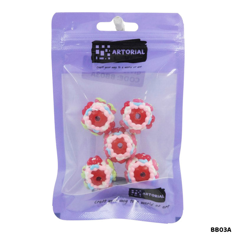 BB03A FANCY BRACELET BEADS 5PCS