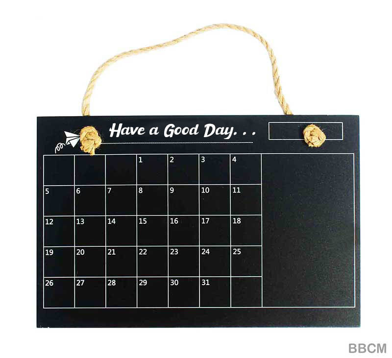 BLACK BOARD CALENDER MONTH (BBCM) 16*10 INCH