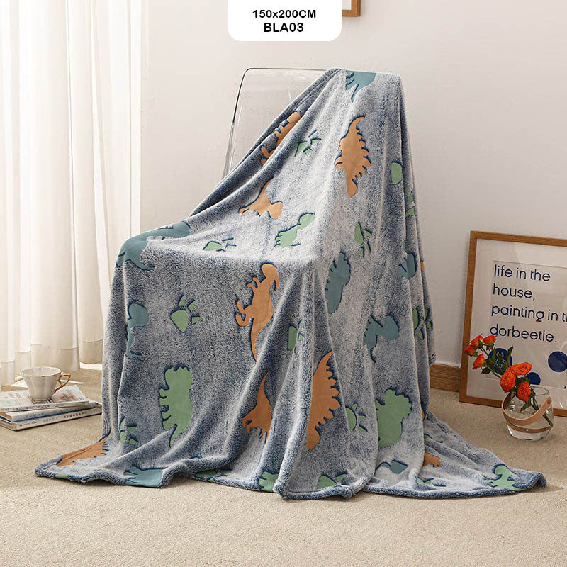 BLA03 GLOW IN THE DARK BLANKET 150x200CM