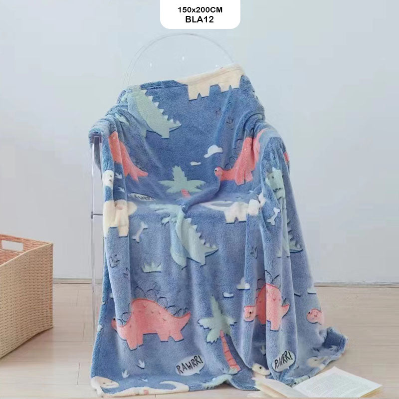 BLA12 GLOW IN THE DARK BLANKET 150x200CM