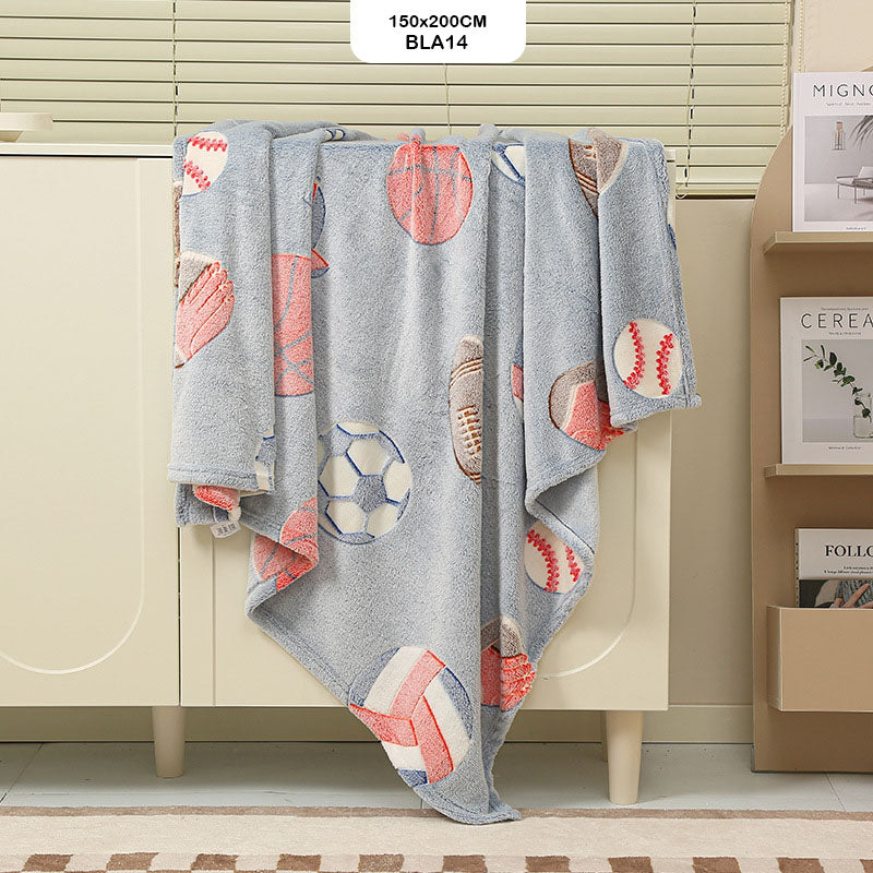 BLA14 GLOW IN THE DARK BLANKET 150x200CM