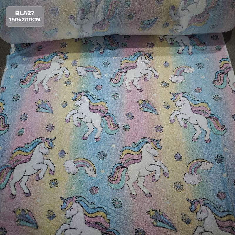 BLA27 GLOW IN THE DARK BLANKET 150x200CM