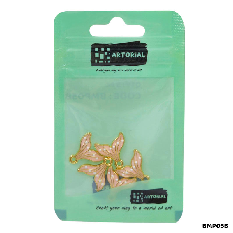 BMP05B MERMAID TAIL PENDANTS SS 5PC