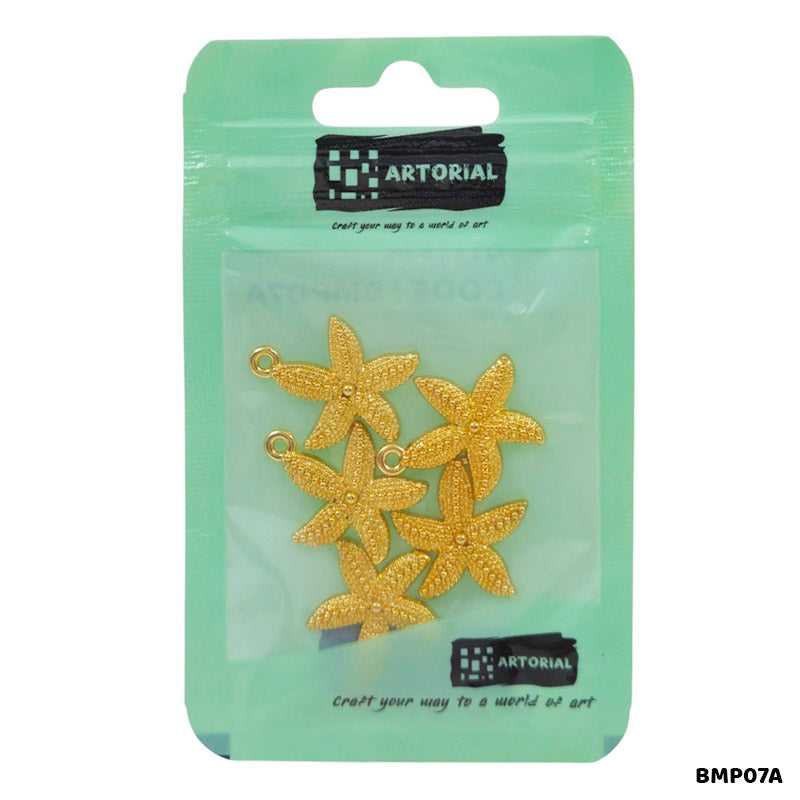BMP07A STAR FISH PENDANTS SS 5PC
