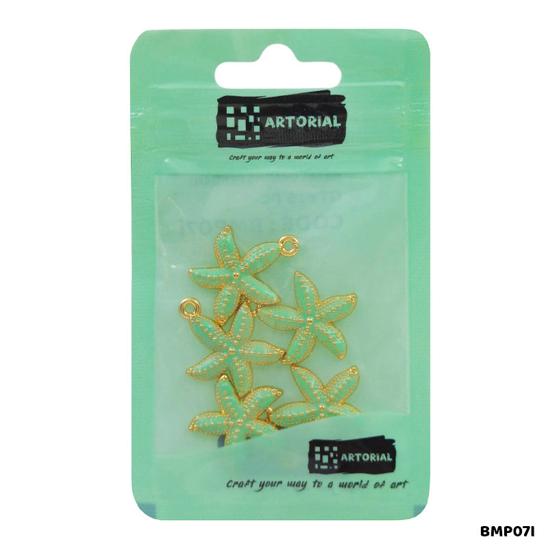 BMP07I STAR FISH PENDANTS SS 5PC