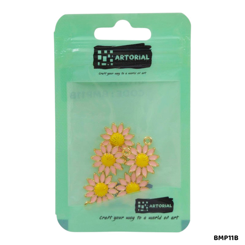 BMP11B FLOWER PENDANTS SS 5PC