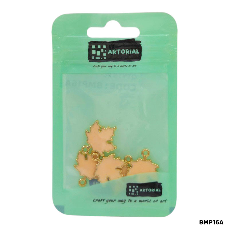 BMP16A LEAF PENDANTS SS 5PC