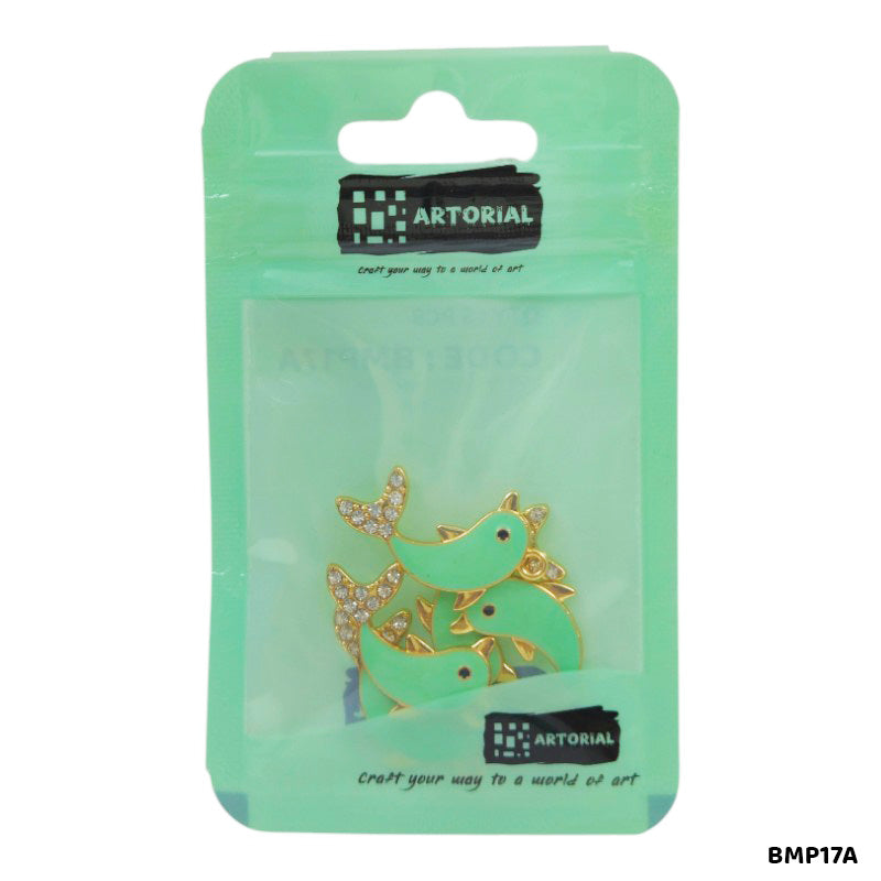 BMP17A DOLPHIN PENDANTS SS 5PC