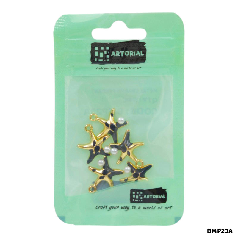 BMP23A STAR PENDANTS SS 5PC