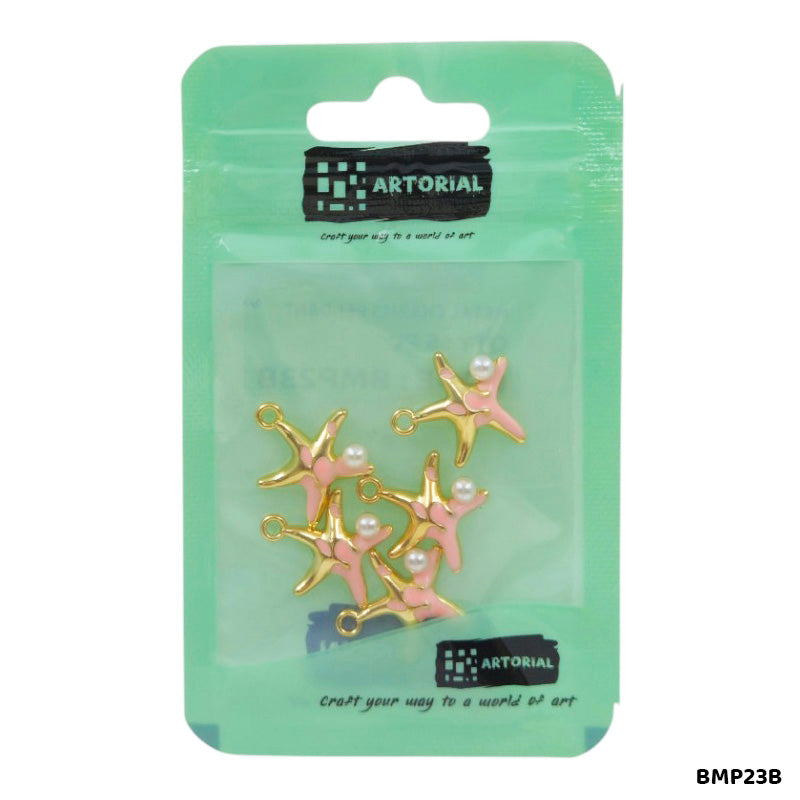 BMP23B STAR PENDANTS SS 5PC