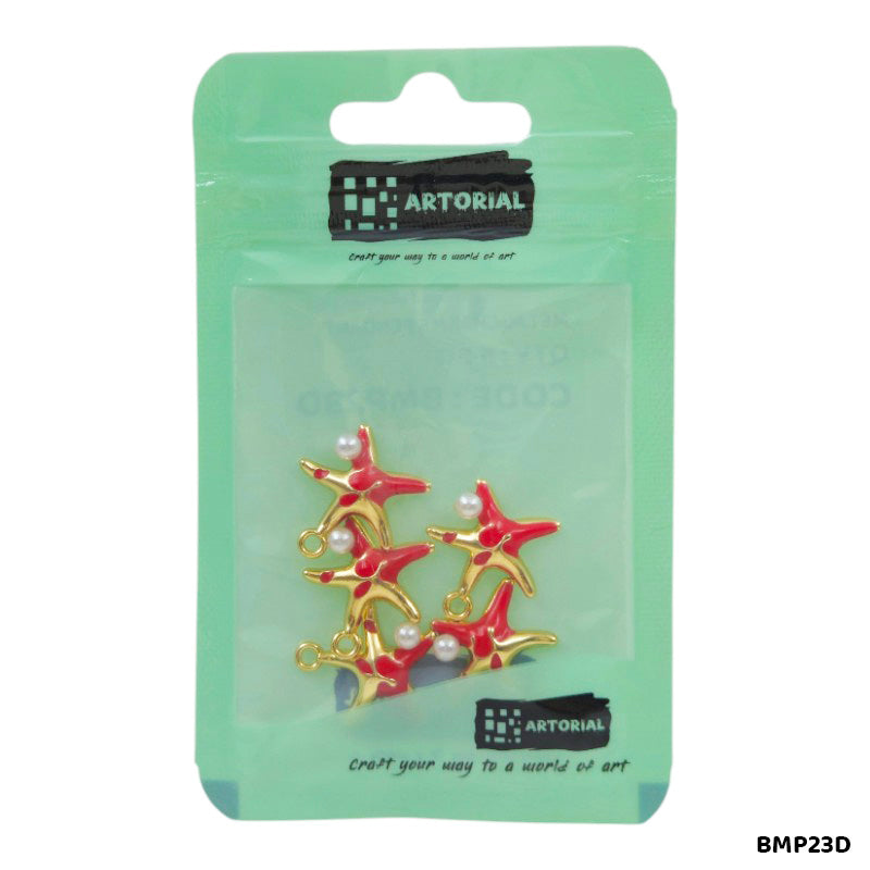 BMP23D STAR PENDANTS SS 5PC