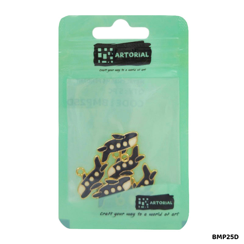 BMP25D AIRPLANE WHEEL PENDANTS SS 5PC